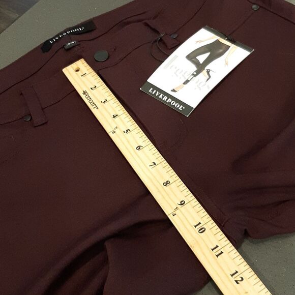 Liverpool Jacqueline Dark Purple Legging Skinny Pants - Picture 12 of 13